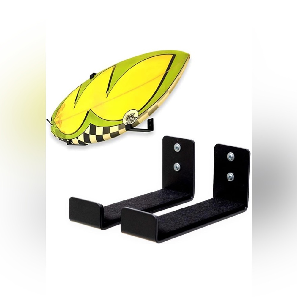 Black Minimalist Surfboard Display Rack